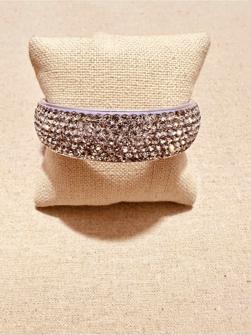 Vintage | Bracelet | Vintage Crystal Pave Statement Bangle Bracelet